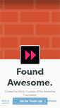 Mobile Screenshot of found.awesomefoundation.org